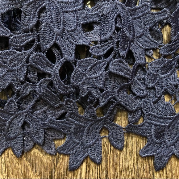 Aqua Lace Overlay Midi Dress - Picture 16 of 16